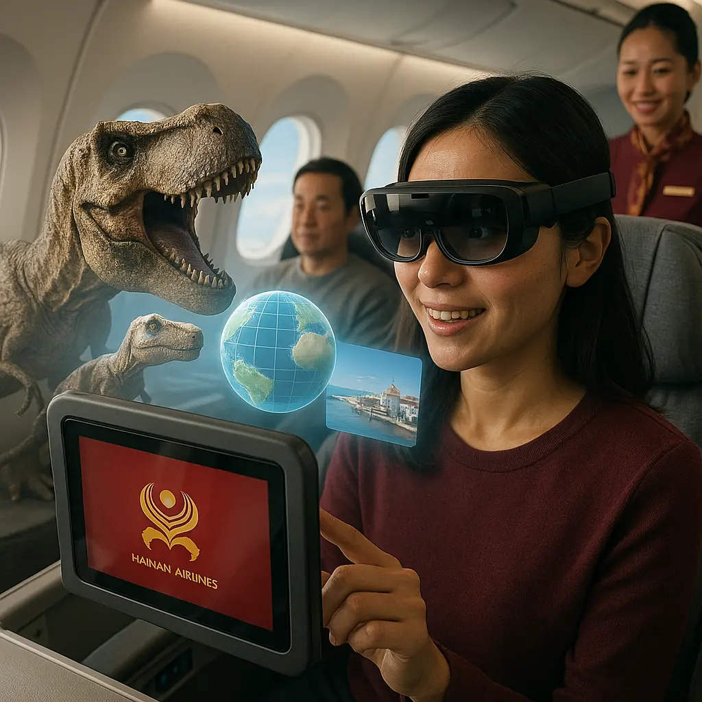 Hainan Airlines' New AR In-Flight Entertainment Experience 4 hainan airlines new ar in flight entertainment | Hainan Airlines' New AR In-Flight Entertainment Experience