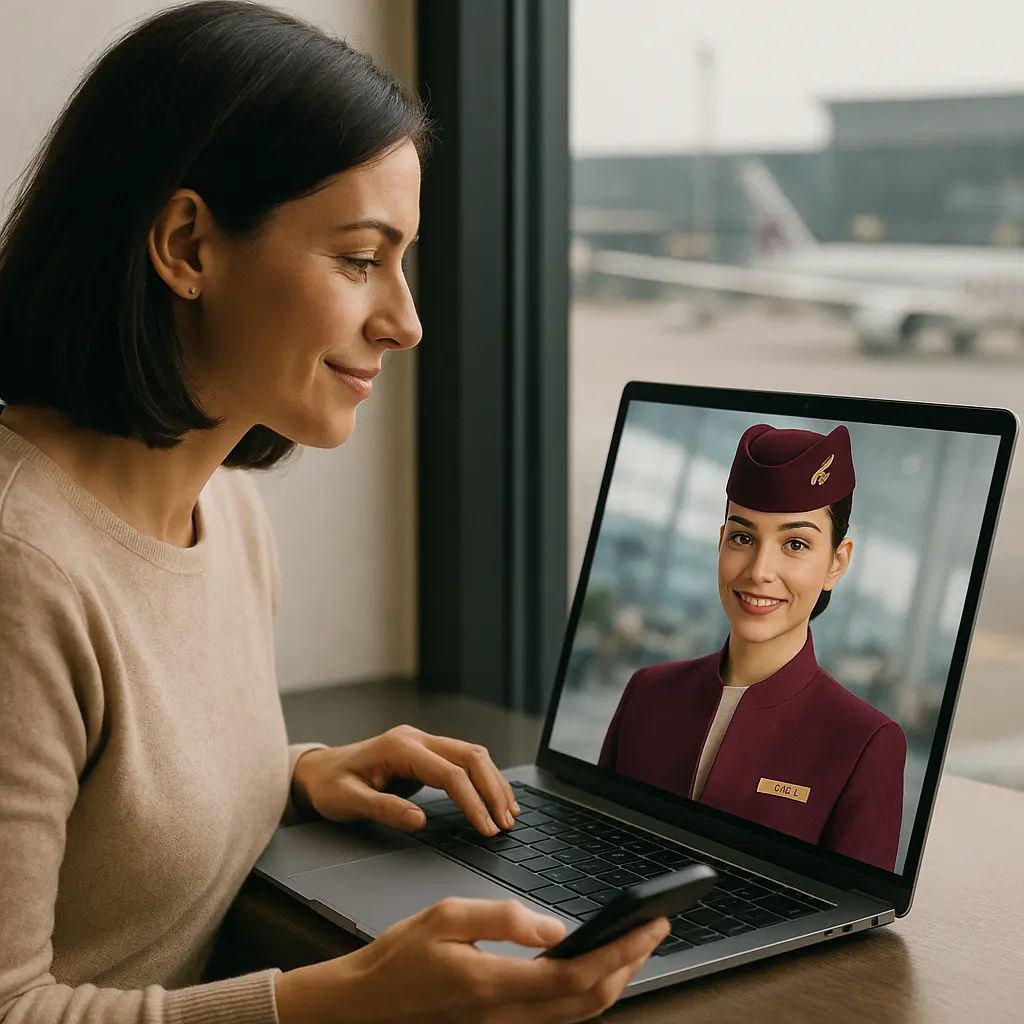 Qatar Airways' Virtual Flight Attendant: A Travel Revolution 2 qatar airways virtual flight attendant a travel revolution | Qatar Airways' Virtual Flight Attendant: A Travel Revolution